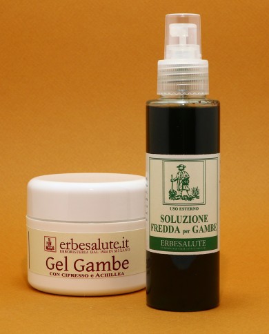 Gel gambe 100 ml. e Spray gambe 100 ml. ( 2 prodotti )