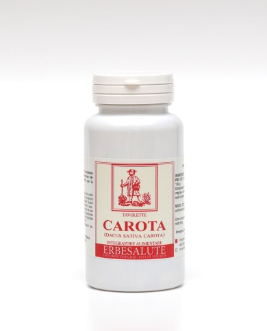 Carota compresse ricche di Betacarotene